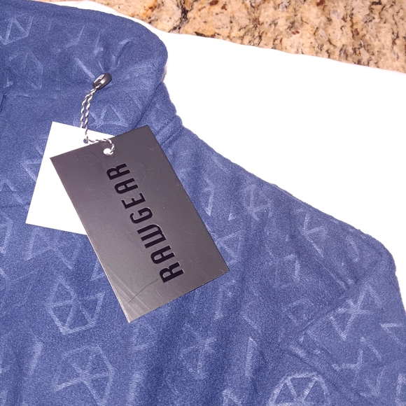 RAWGEAR UNISEX JACKET MEDIUM BLUE 100%POLYESTER BNWT - Picture 4 of 7